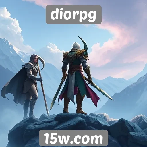Exploração das funcionalidades do site diorpg